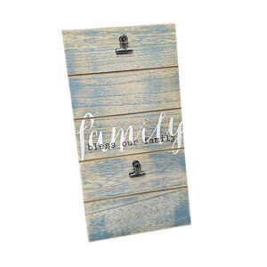 💎Wood Grain Inspirational Family Photo New Table Wall Art Hanging Wooden Sign